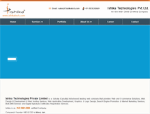 Tablet Screenshot of ishikatech.com